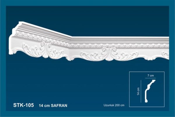 STK 105 safran 600x400 - Desenli Stropiyer Safran 14cm