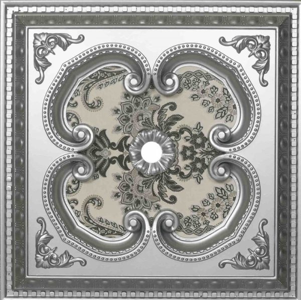 gumus kare saray tavan 6060 cm a3d3e  600x597 - Gümüş Kare Saray Tavan 60*60 cm